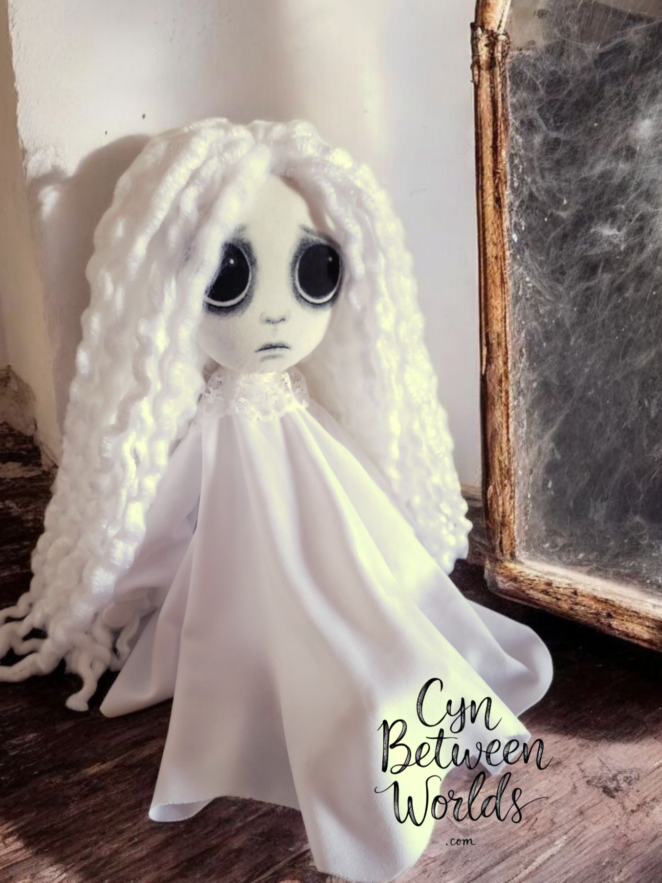 15" Handmade Ghost Girl Doll