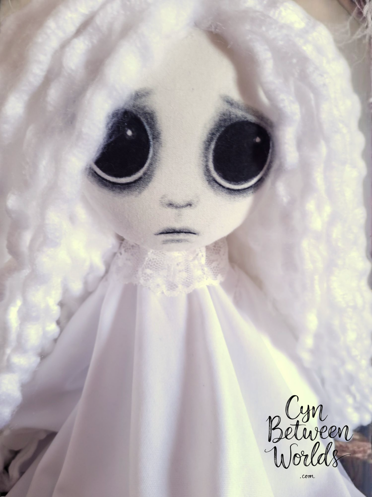 15" Handmade Ghost Girl Doll
