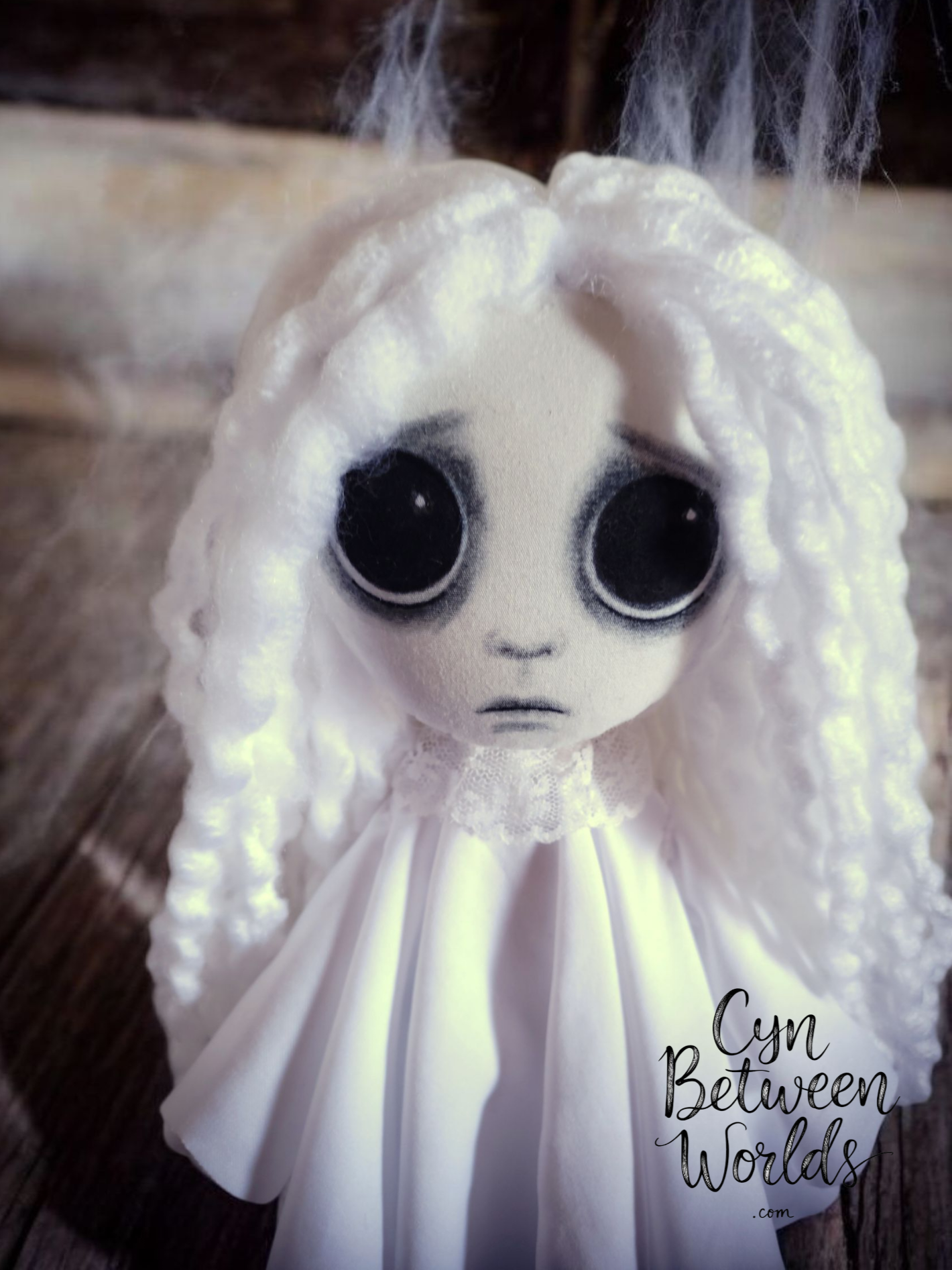 15" Handmade Ghost Girl Doll