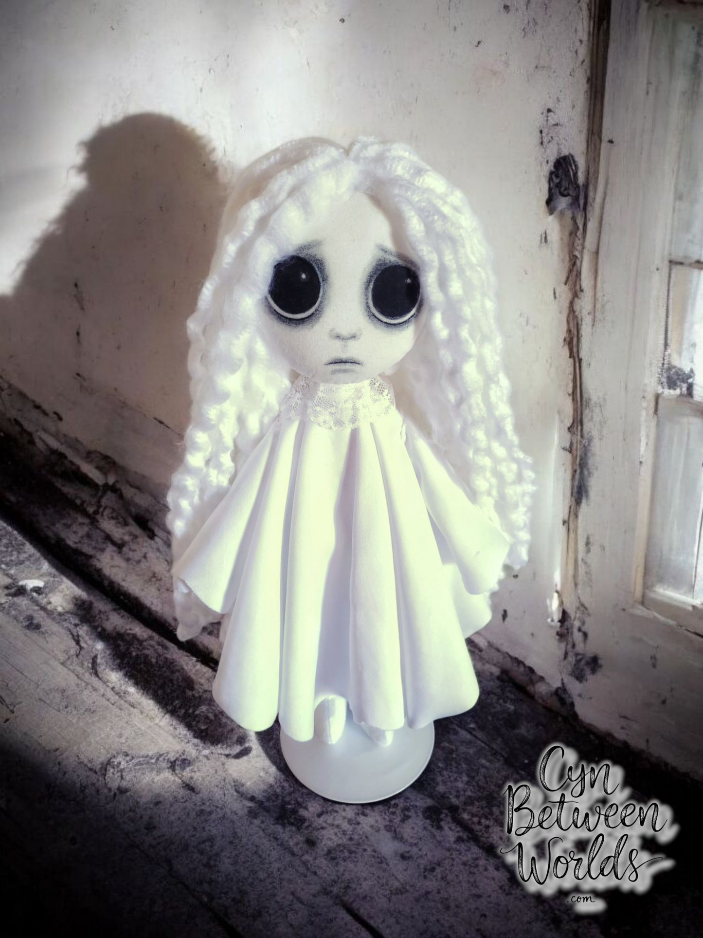 15" Handmade Ghost Girl Doll