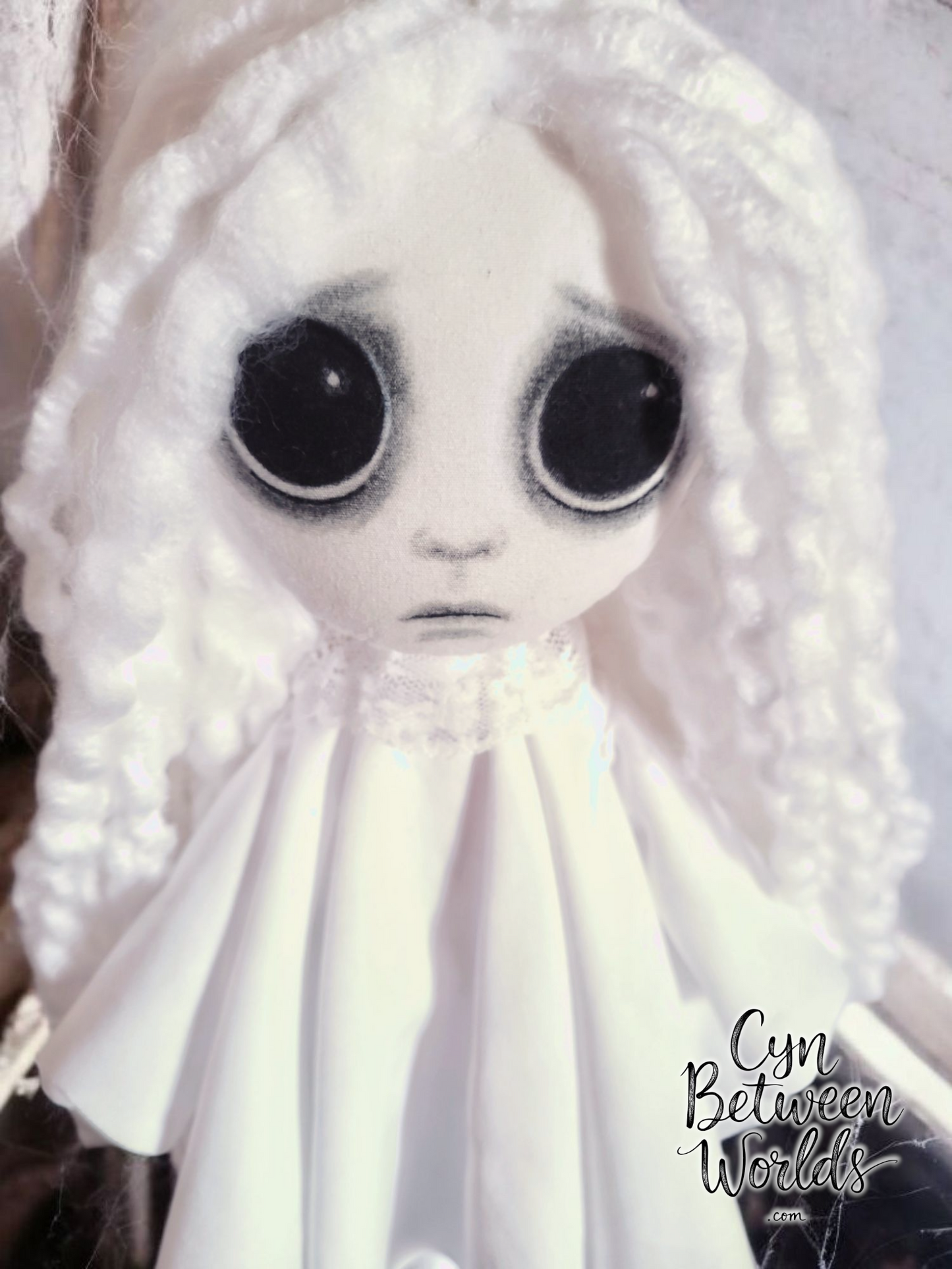 15" Handmade Ghost Girl Doll