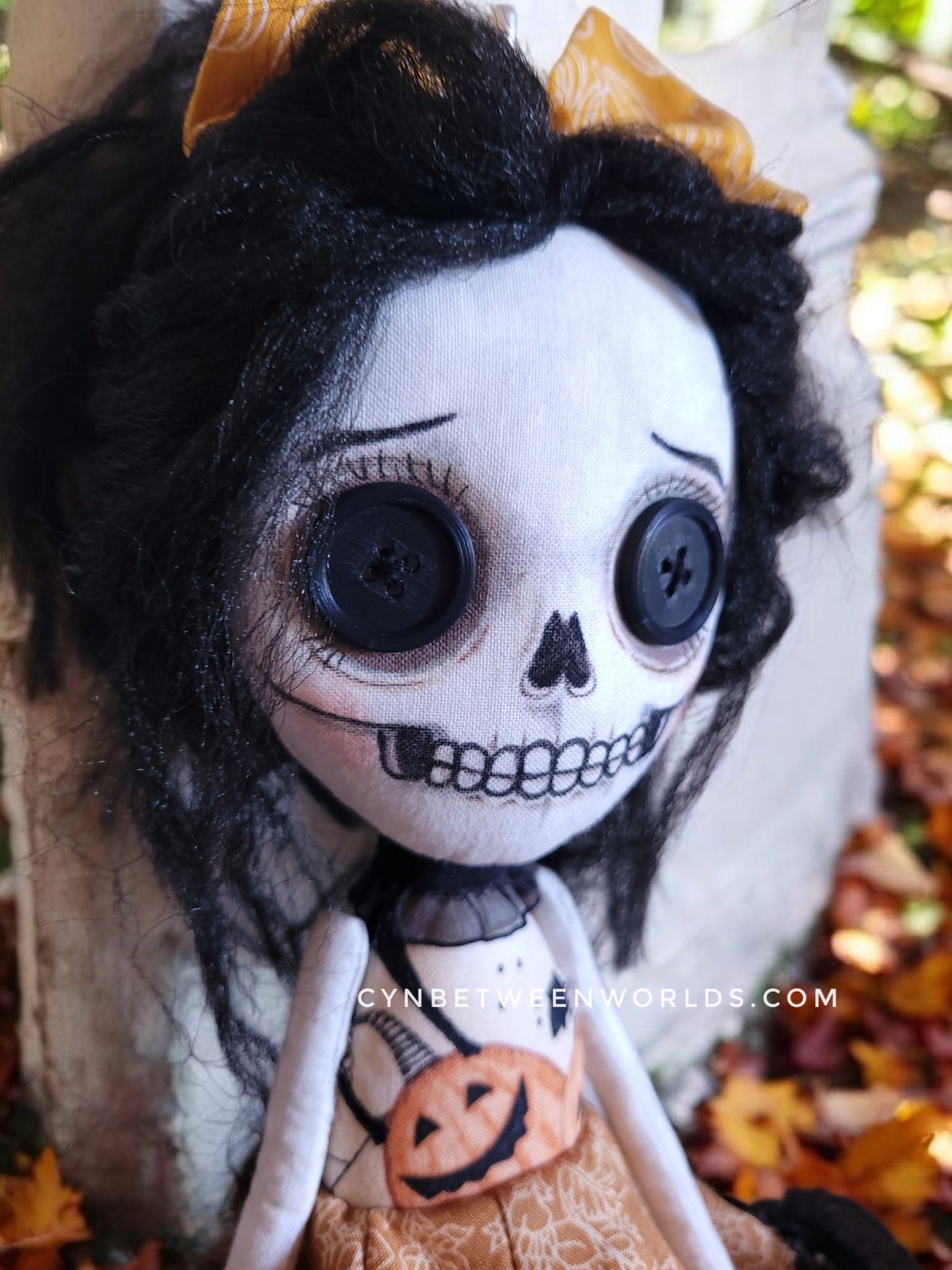 17" Handmade Skeleton Girl