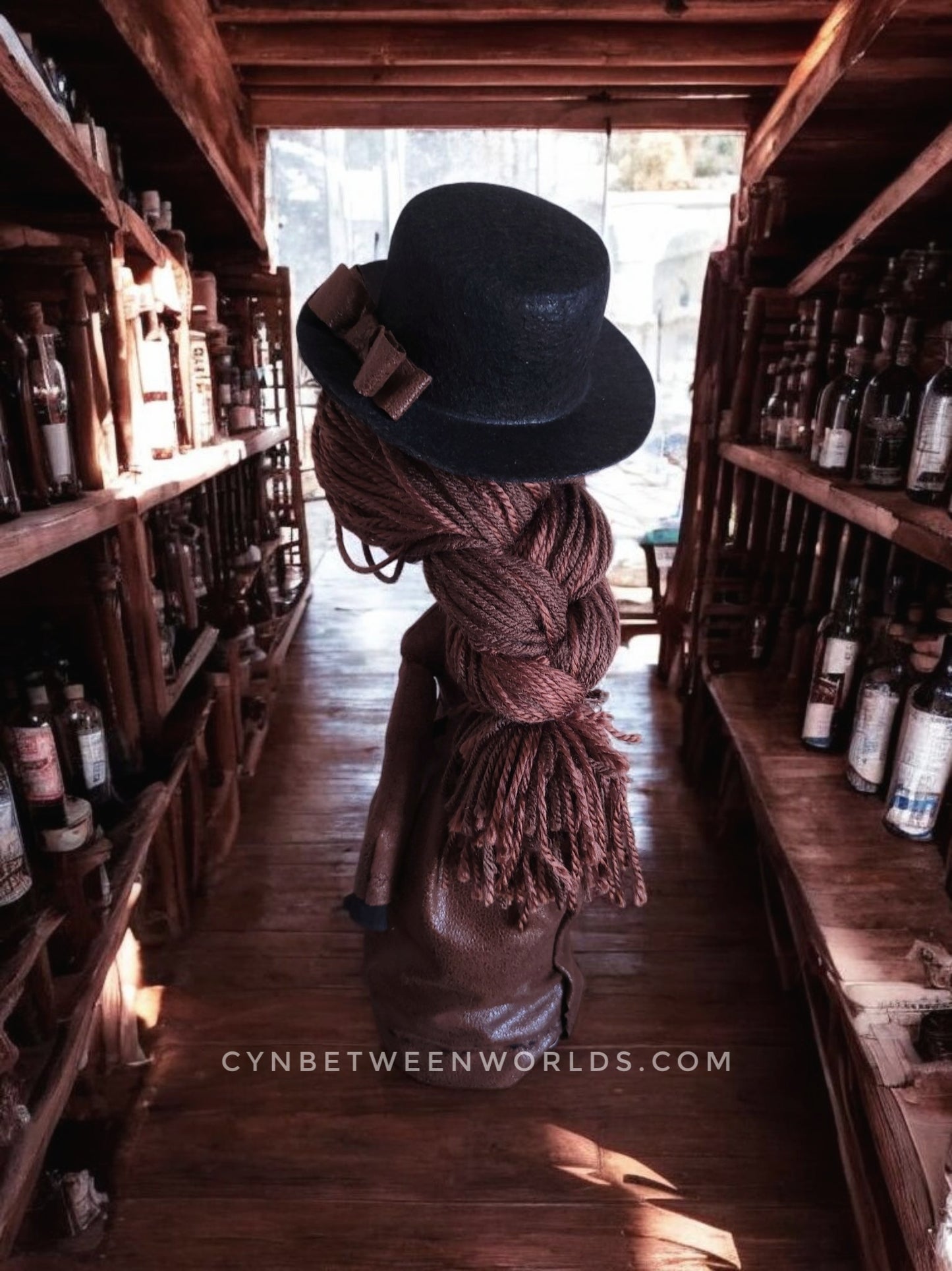 15" Frontier Plague Doctor Doll (Brown)