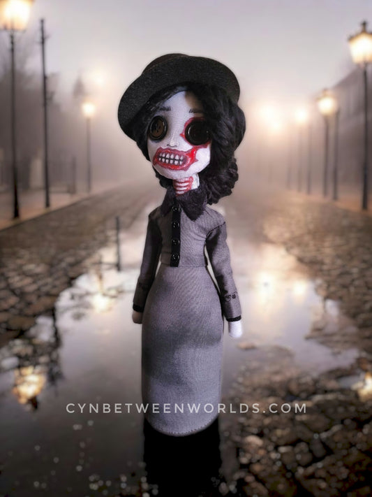 15" Handmade Edwardian Zombie Doll