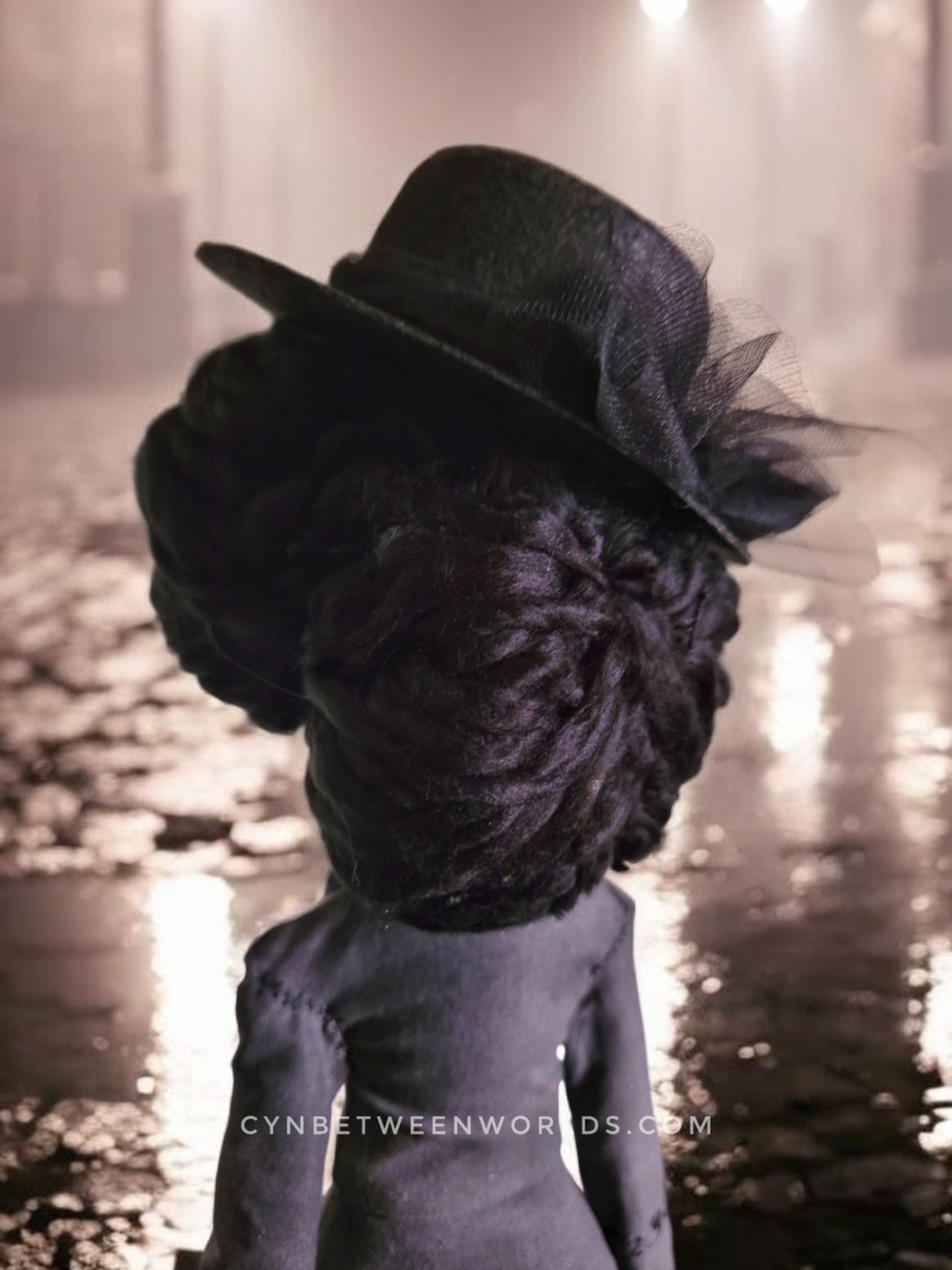 15" Handmade Edwardian Zombie Doll