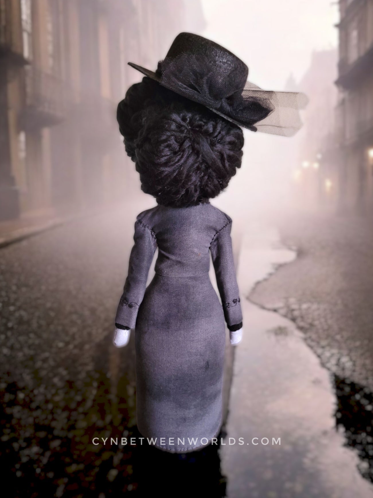 15" Handmade Edwardian Zombie Doll