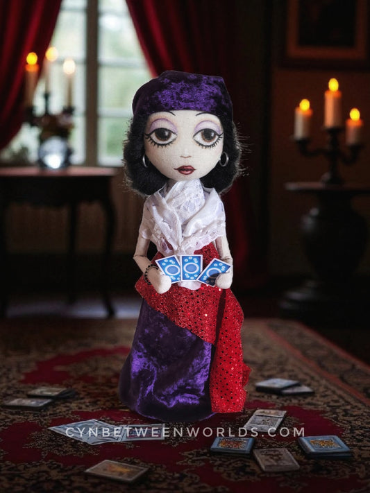 14" Fortune Teller Doll – Gothic Folk Art