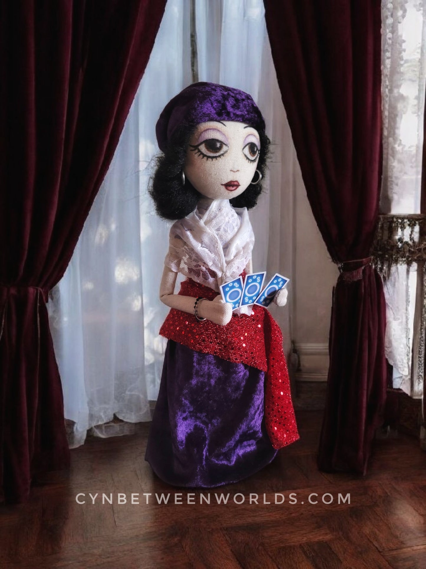 14" Fortune Teller Doll – Gothic Folk Art