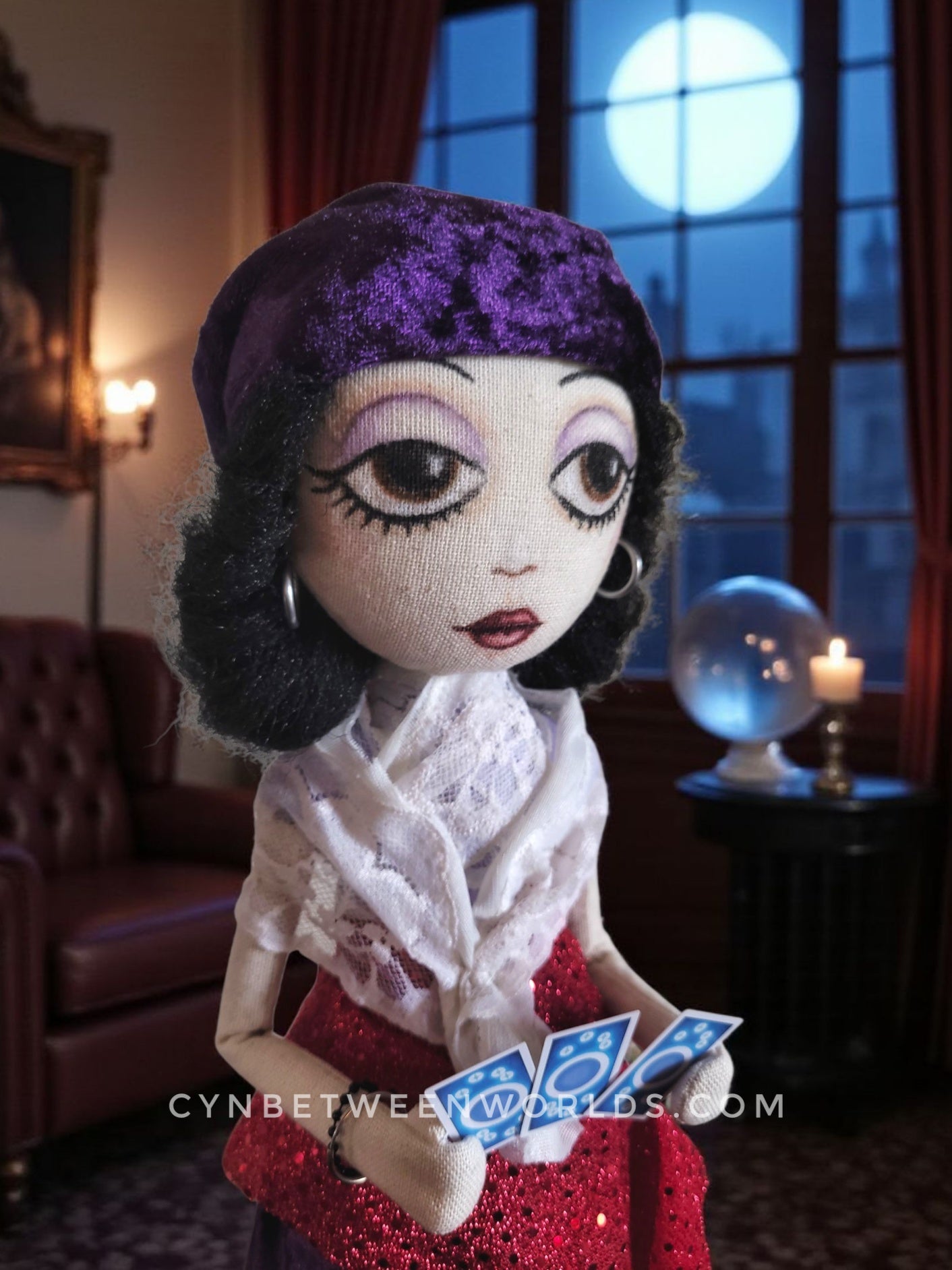 14" Fortune Teller Doll – Gothic Folk Art