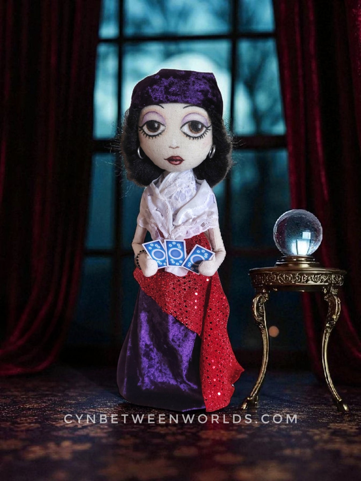 14" Fortune Teller Doll – Gothic Folk Art