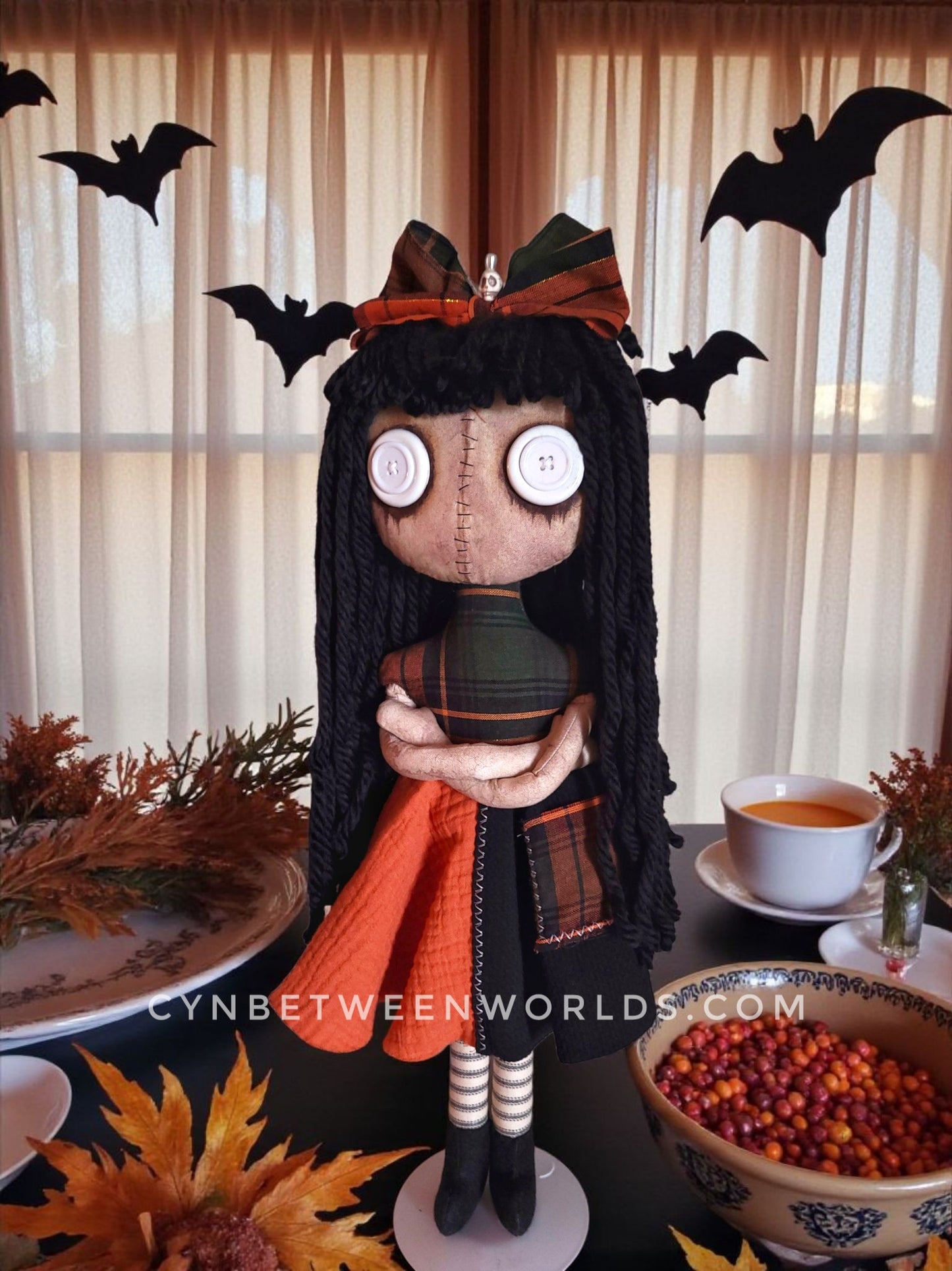 19" Gothic Rag Doll