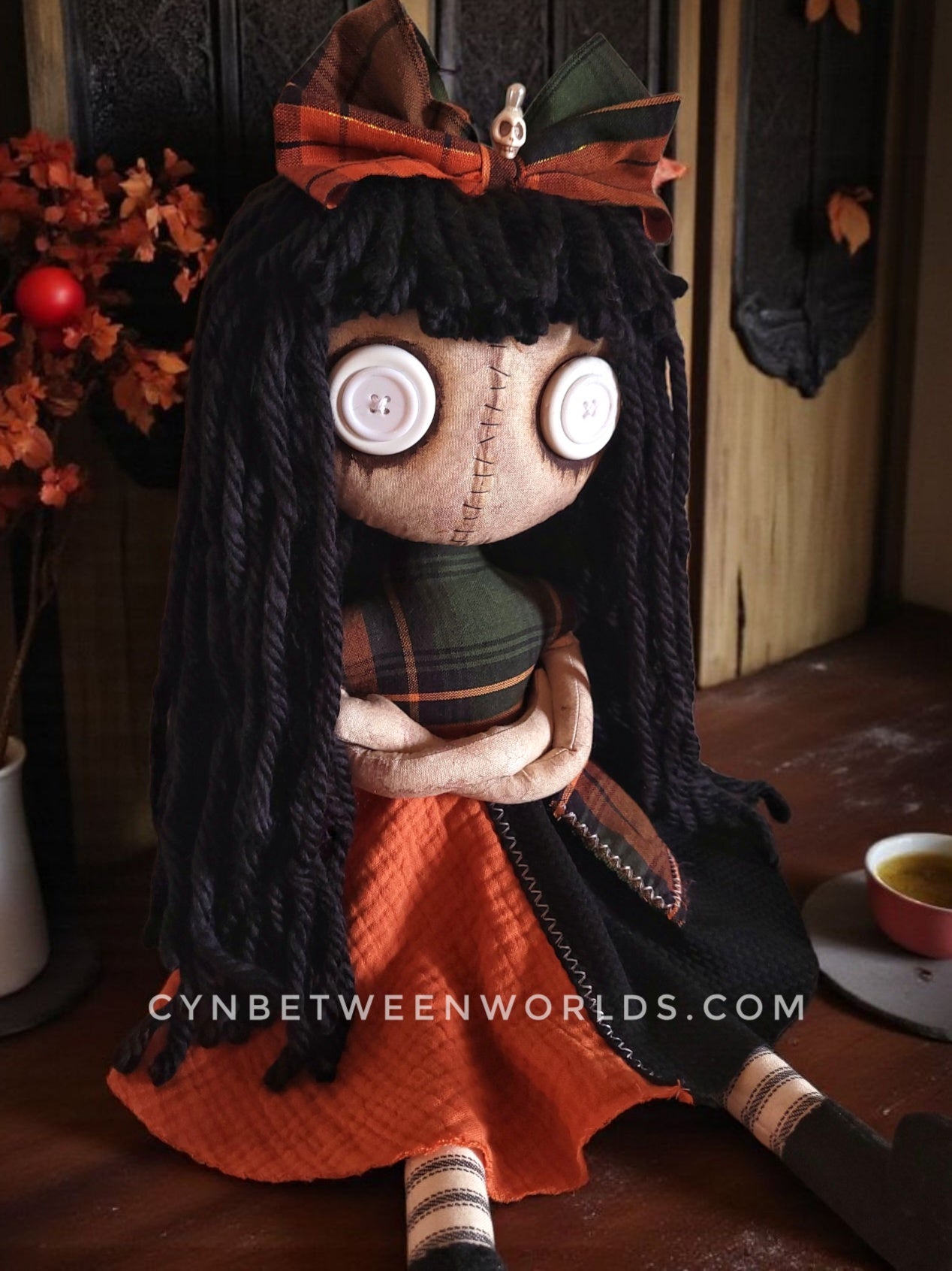 19" Gothic Rag Doll