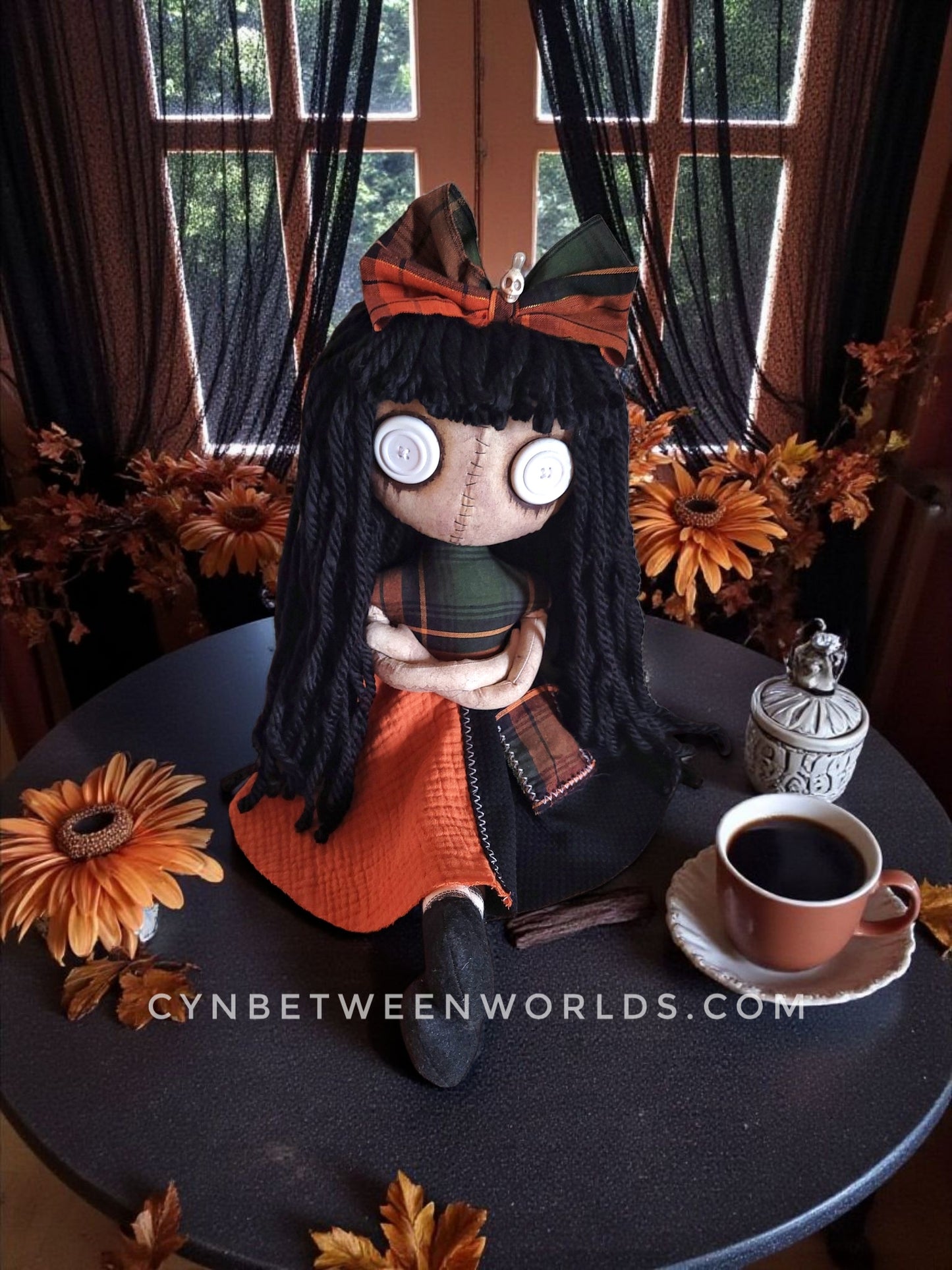 19" Gothic Rag Doll
