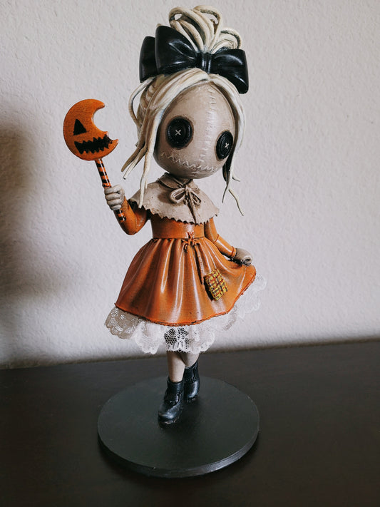 Samantha (Skirt) - A Moody Voodies Remembered Figurine - 9.5"